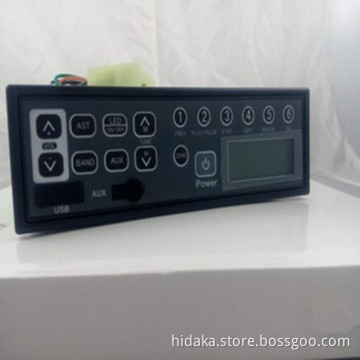 Hidaka HI-M101 12 volt 24 volt Car Radio for Excavator Real Time Clock Construction Machinery Parts